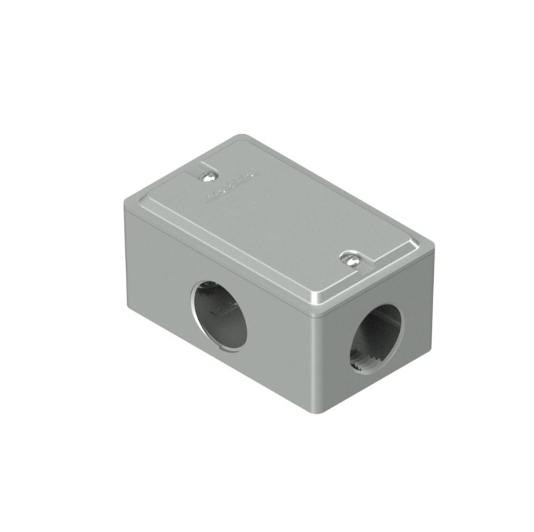 Caja rect.c/tapa uso int.rosca 1/2
